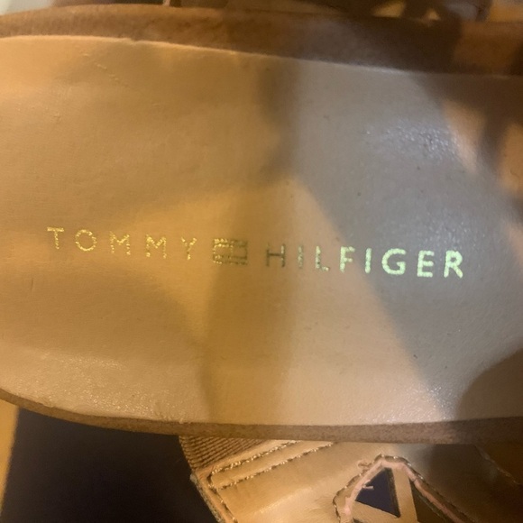 Tommy Hilfiger cork wedge sandals, size 6 - Picture 3 of 6